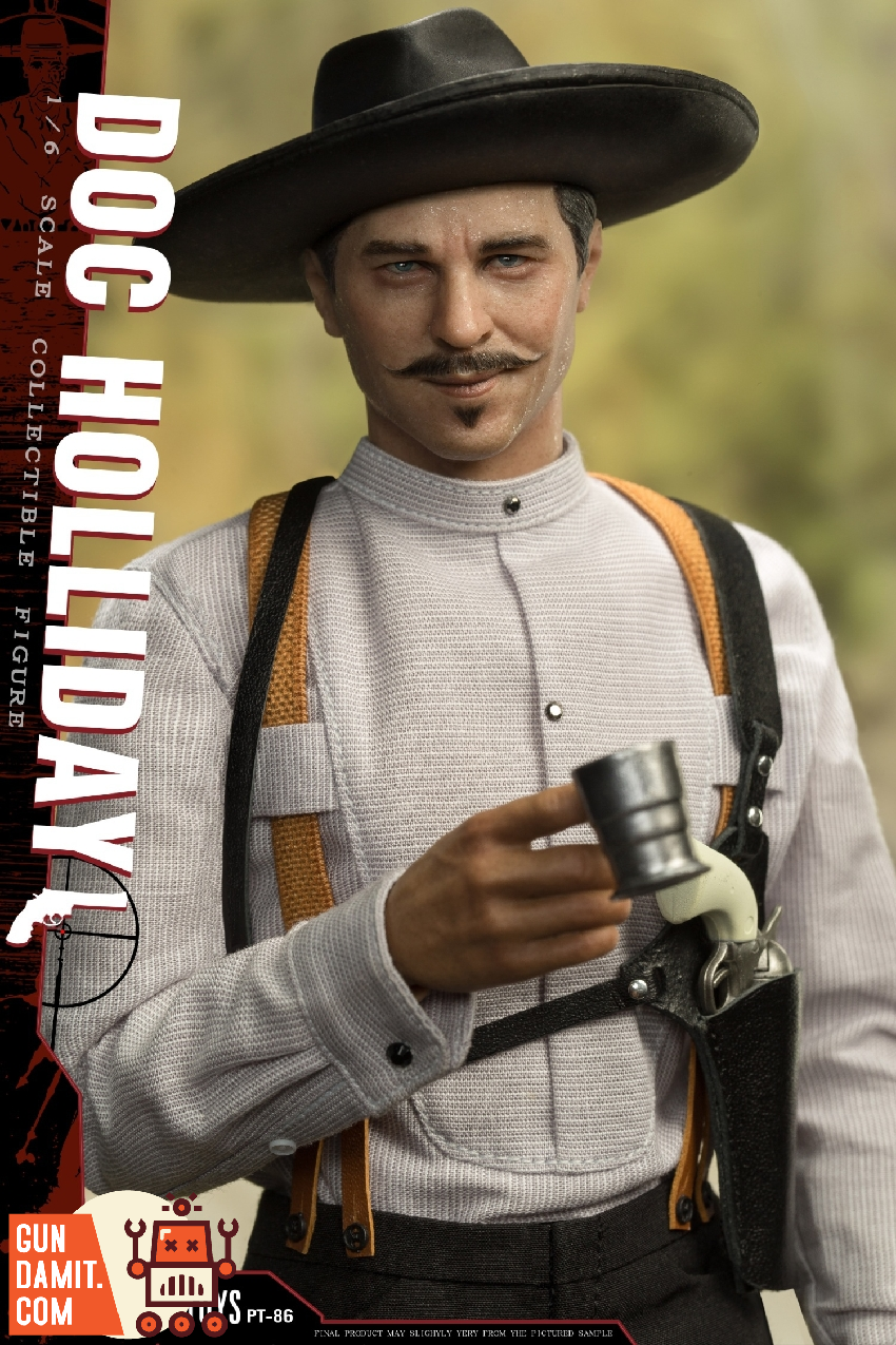 PRESENT TOYS 1/6 レジェンダリー・ガンナー PT-sp86 PRESENT TOYS PT-sp86 1/6 Legendary Gunner Doc Holliday