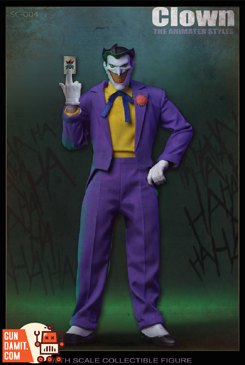 SSR SC004 clown Animated Ver ジョーカー1/6 SSR Toys 1/6 SSC004 Joker Animated Version DC Figure | GunDamit.com