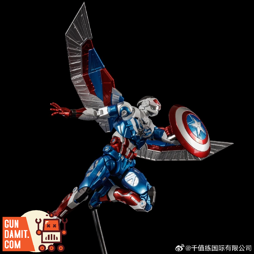 Sentinel Toys Fighting Armor Captain America Sam Wilson Version