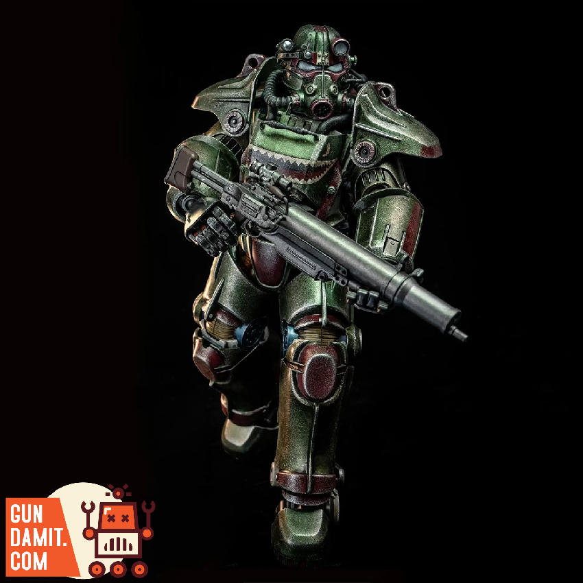 その他 Fallout T-45 Power Armor Hot Rod Shark Fallout1/6 T-45 Hot Rod Shark Power Armor – threezero store
