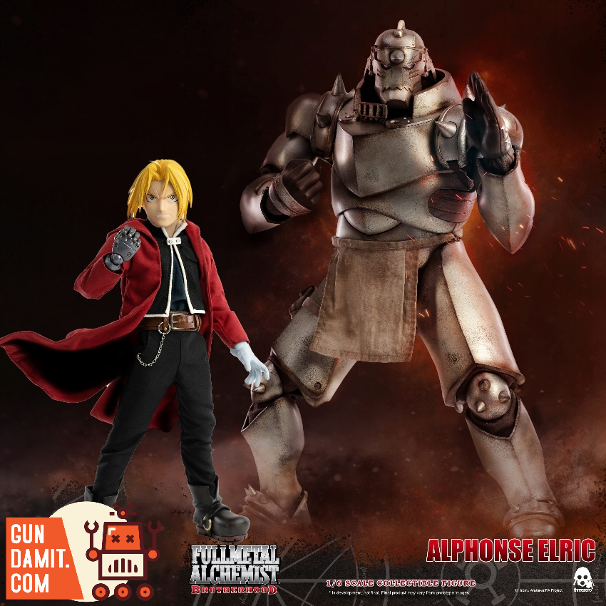 ThreeZero Toys 1/6 Fullmetal Alchemist: Brotherhood Edward & Alphonse Elric Twin-Pack