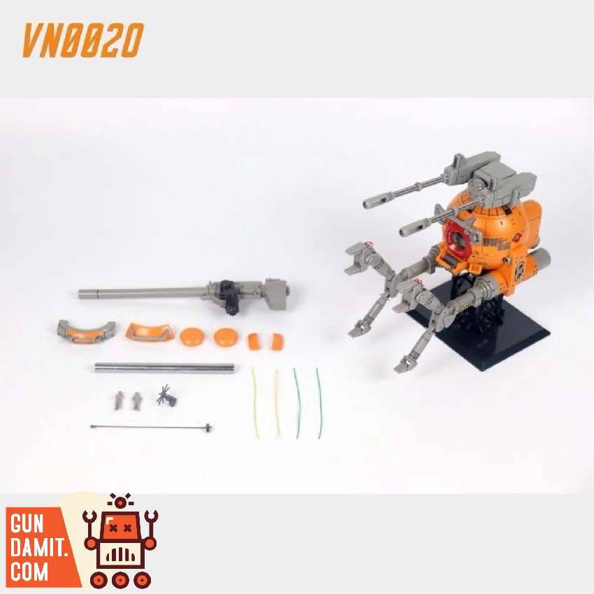 Steel Model 1/100 MG VN002O Team 08 Orange Iron Ball Model Kit