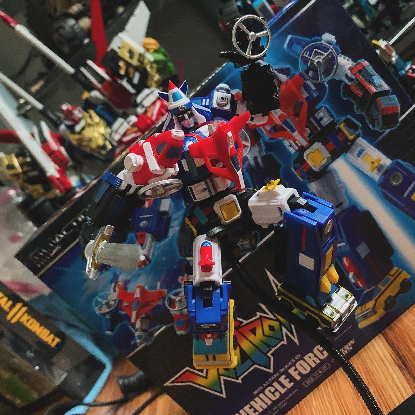 Robot Figure Voltron Vehicle Dairugger Mini Action Toys #09 Transformable Rare