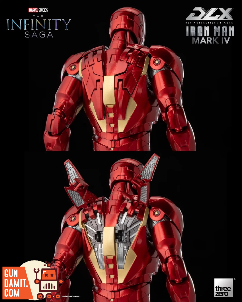 Threezero DLX Iron Man Mark 4 Infinity Saga Figure | GunDamit.com