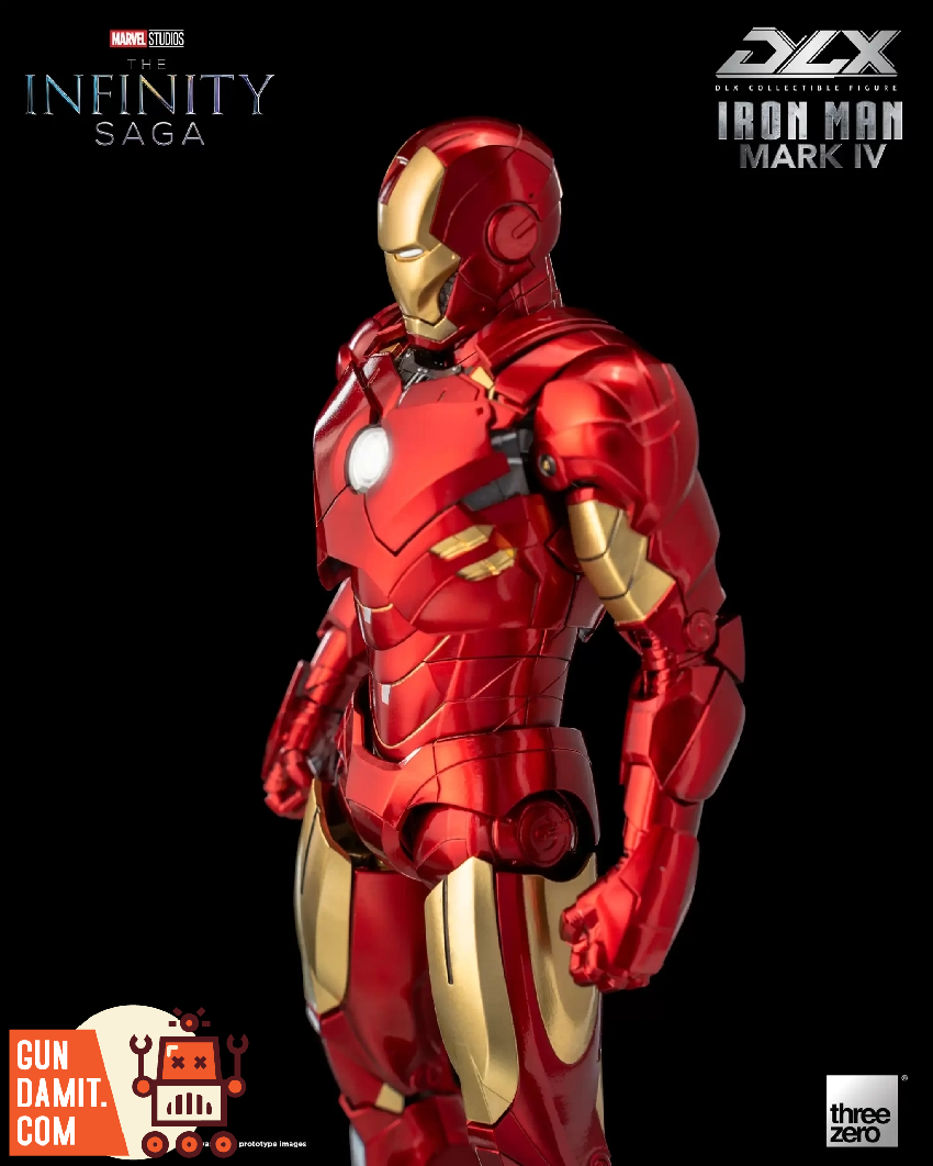 Threezero DLX Iron Man Mark 4 Infinity Saga Figure | GunDamit.com