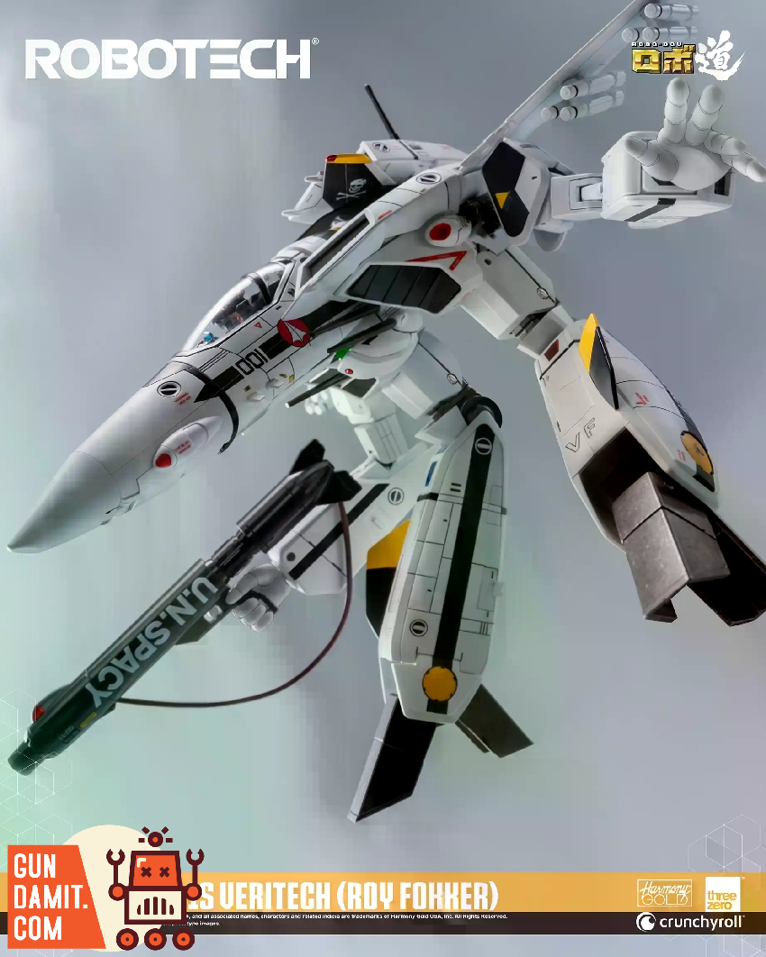 Threezero Robotech RoBo-Dou VF‐1S Veritech Roy Focker