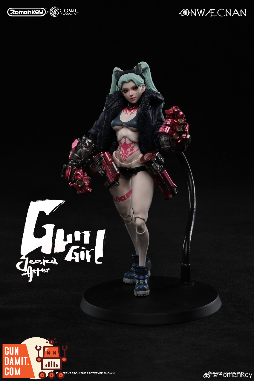 Romankey X COWL 1/12 ガンガール ジェシカ アクション Romankey X Cowl 1/12 Onwæcnan Gun Girl Jessica Aster Regular
