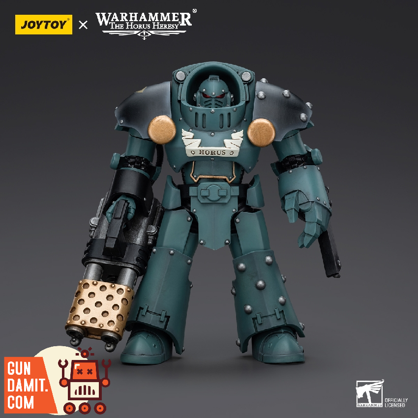 JoyToy Source 1/18 Warhammer The Horus Heresy Sons of Horus Tartaros Terminator Squad Terminator with Heavy Flamer and Chainfist