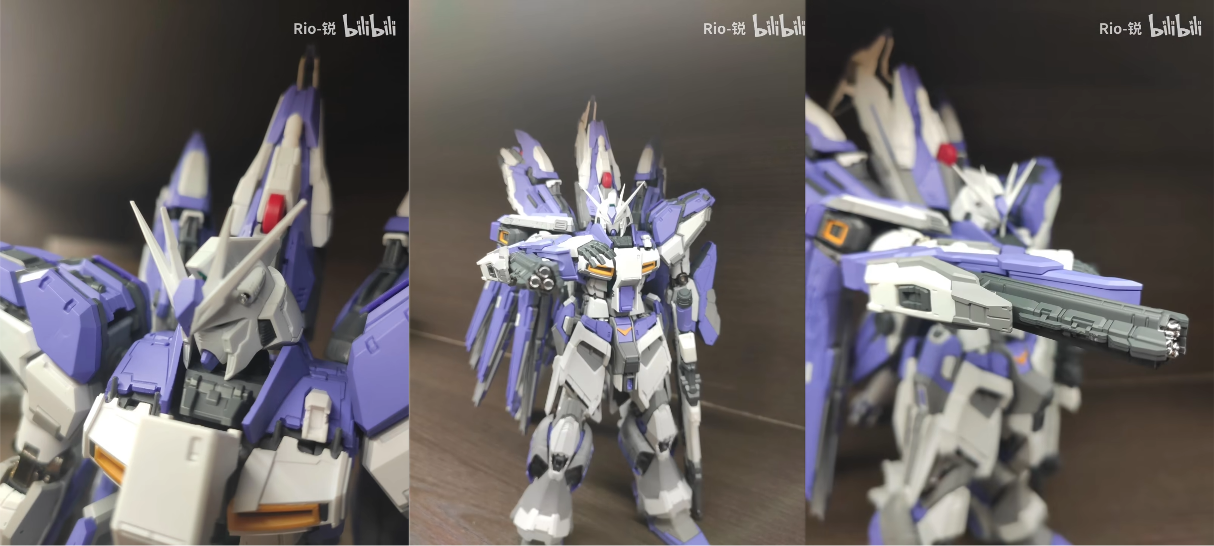 BANDAI - m♡m Painted & Built YJL 1/100 Rx-93-v2 Hi-v Gundam Conversion