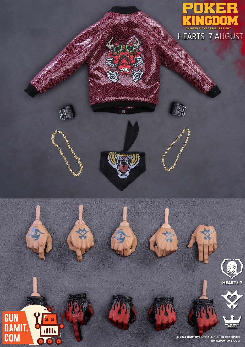 DAMTOYS 1/6 GK029-A Poker Kingdom Hearts 7 August Deluxe