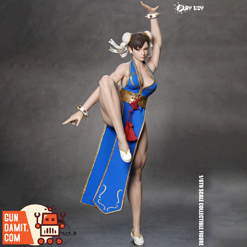 Play Toy 1/6 P023B Fighting Goddess Chun-Li 2.0 Blue