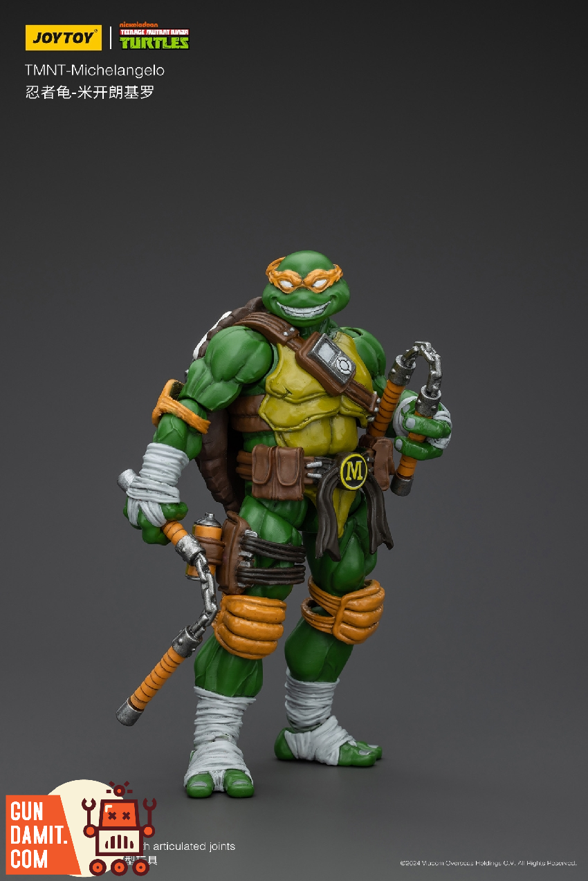 JOYTOY TMNT1/18 Ninja Turtles 専用ページ JoyToy 1/18 Teenage Mutant Ninja Turtles TMNT Michelangelo