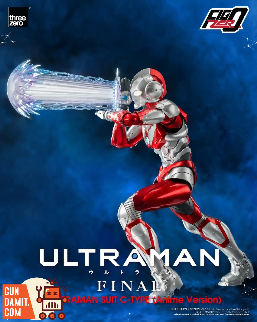 Threezero 1/6 FigZero Final Season Ultraman Suit C-type Anime