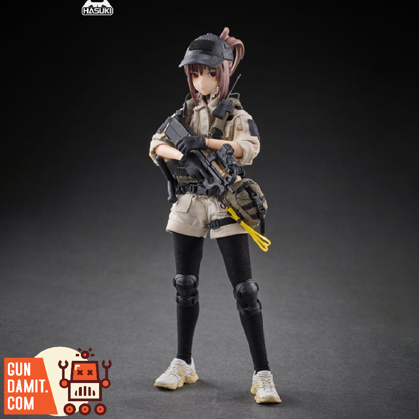 pocket art PA006 冷泉緋世 1/12 HASUKI　figma HASUKI 1/12 PA006 Pocket Art Series Security Hiyo Reizei