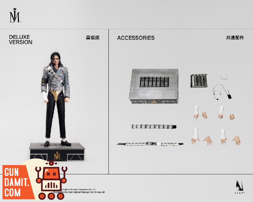 Inart studio A012 マイケル・ジャクソン 1/6 DX ver INART 1/6 マイケル ジャクソン A012 Michael Jackson