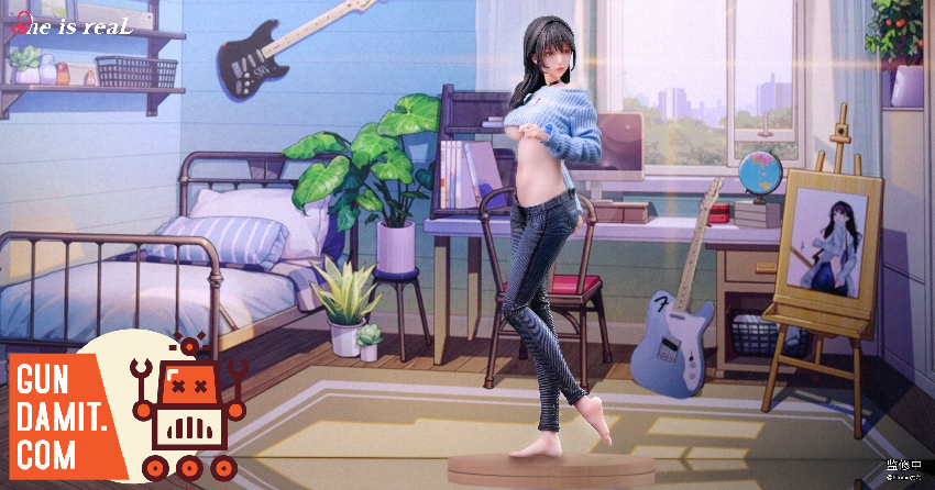 Bearpanda x She Is Real Hitomio 1/6 Guitar Godness - GunDamit Store