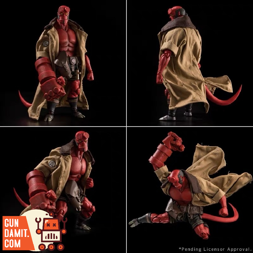 Hellboy フィギュア コート付き HELLBOY』より主人公「ヘルボーイ」と伝説のスーパーヒーロー