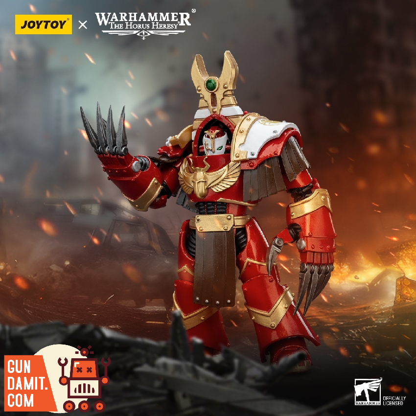 JoyToy Source 1/18 Warhammer The Horus Heresy Thousand Sons Sekhmet Terminator Cabal Sekhmet With Lightning Claws