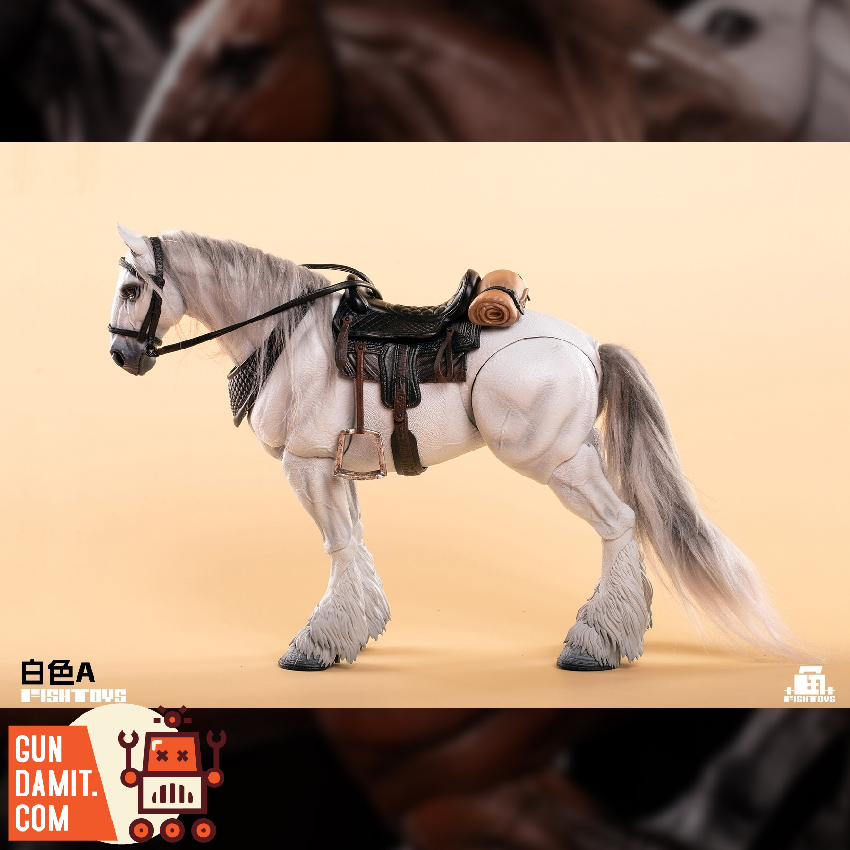 Fish Toys Wasteland Series Basic Horse White A Version - GunDamit