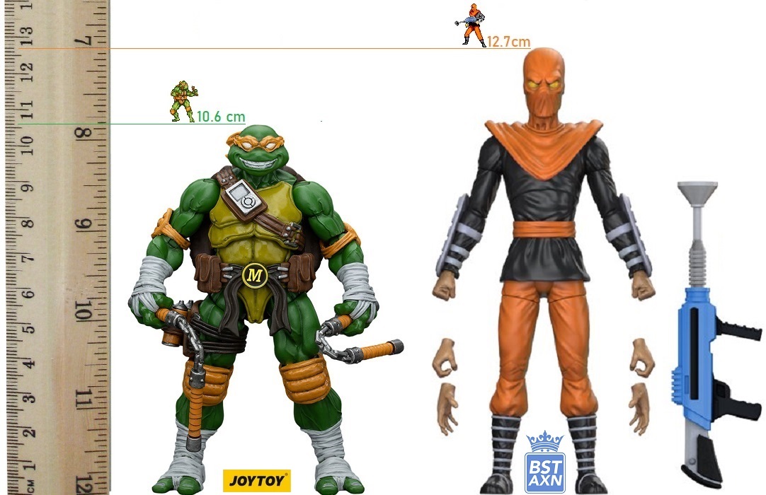 La Mont&eacute;e En Puissance De La Figurine D'action Michelangelo Des Tortues