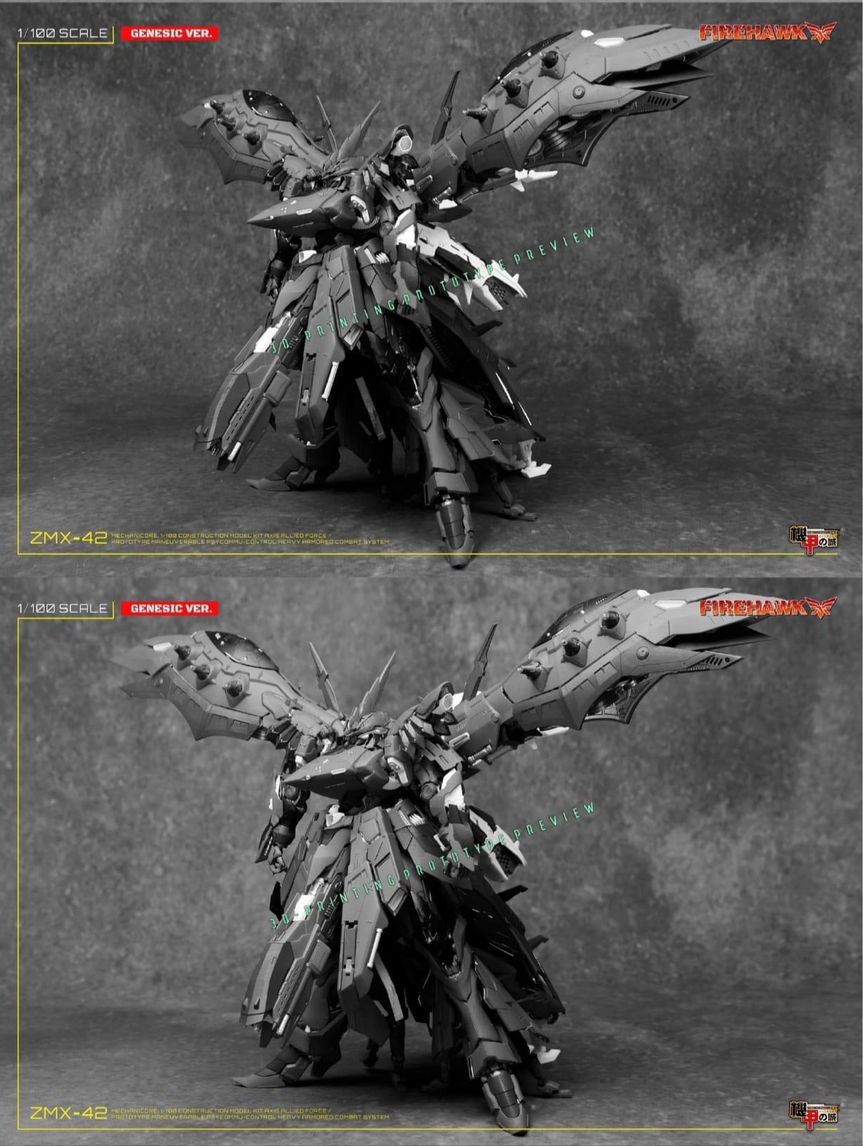 Reviews of Mechanicore 1/100 ZMX42 Firehawk Model Kit