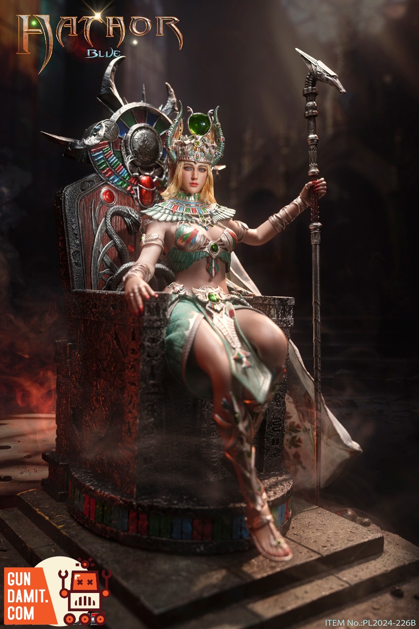 TBLeague フィギュア Hathor Blue PL2024-226B TBLeague 1/6 PL2024-226 Ancient Egyptian Mythology Hathor