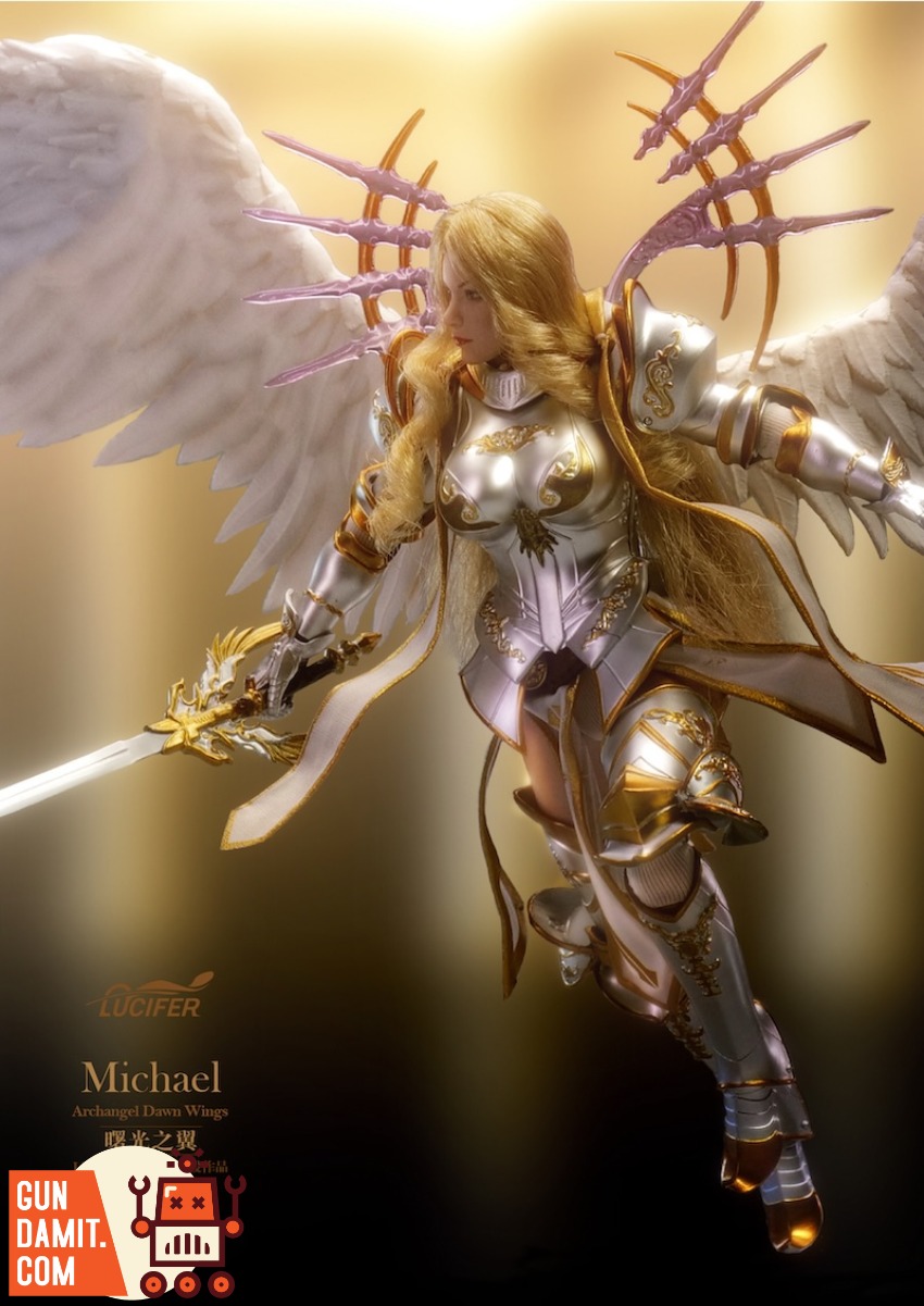 Lucifer 1/12 LXF2311B Archangel Dawn Wings Michael Silver