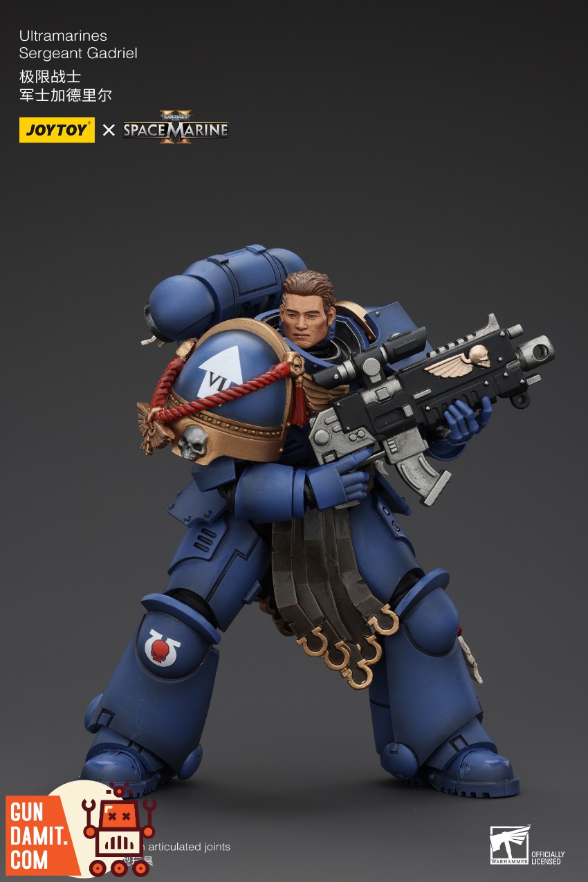 HiPlay JoyToy Warhammer 40K Space Marines White Consuls Intercessors 02 Figura de acción