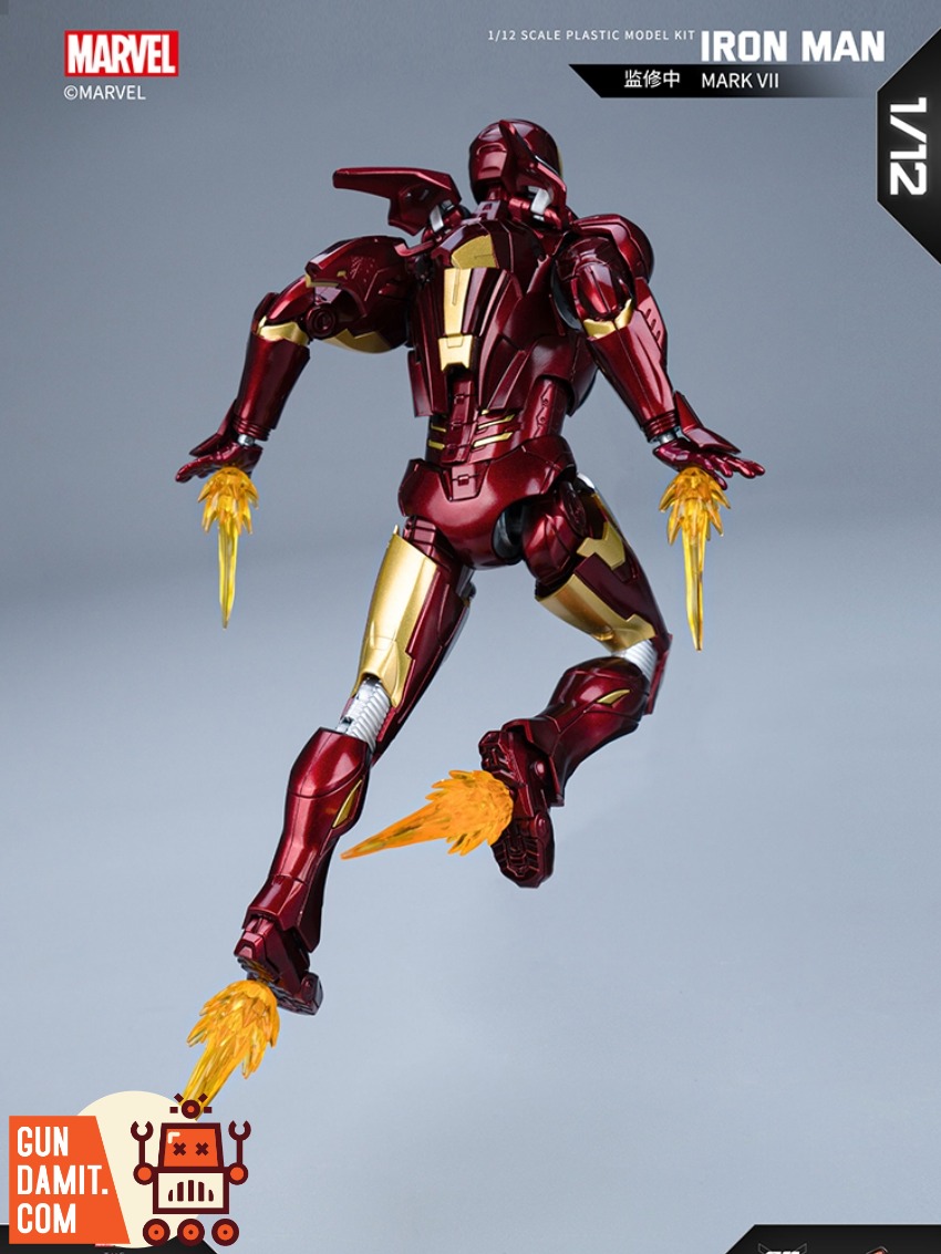 HiPlay Fondjoy Kit Modellismo Iron Man MK2 – Figura Mecha Musume In Scala 1:12 Da Collezione, Statuetta Premium Da Assemblaggio, 16 Cm