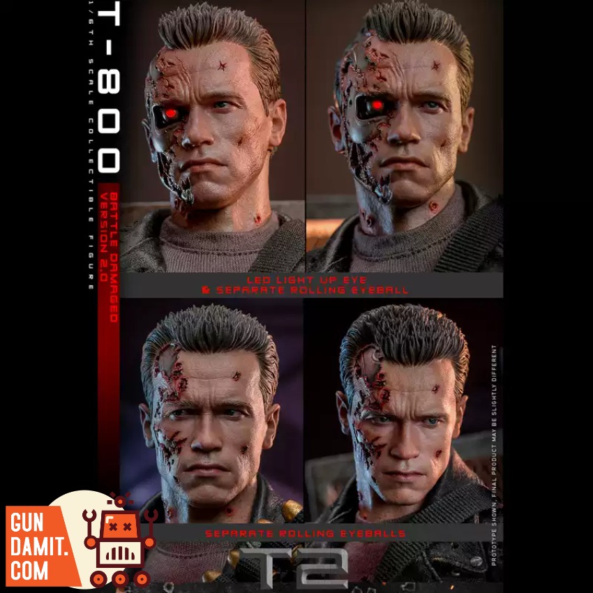 Hot Toys 1/6 DX46 T-800 Terminator Genisys Arnold Battle