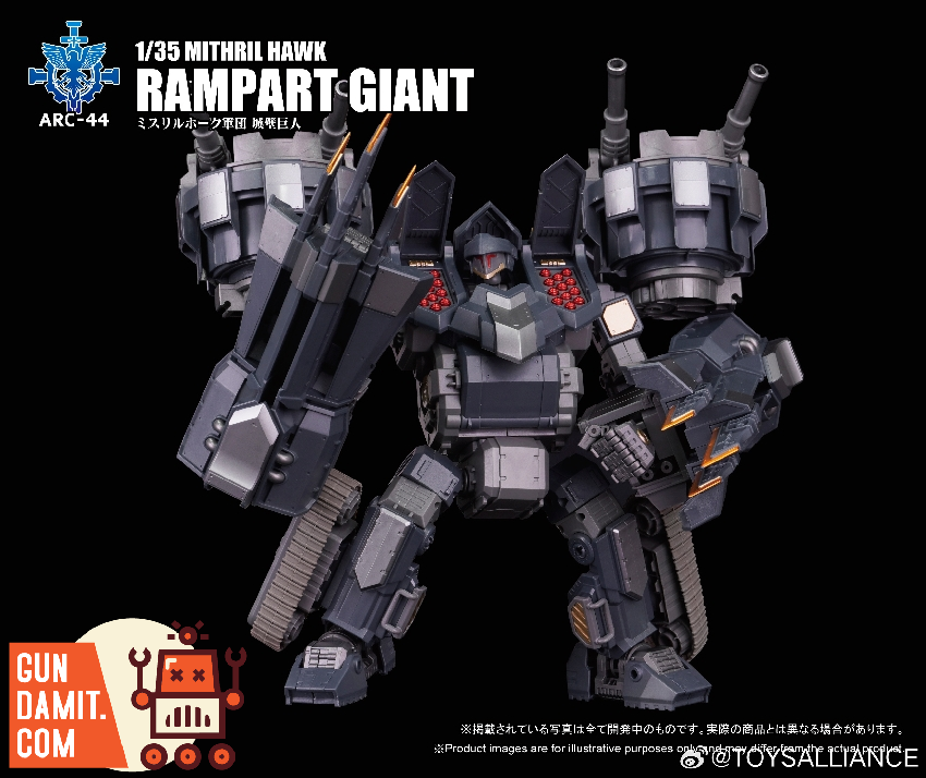 Toys Alliance 1/35 ARC-44 Mithril Hawk Rampart Giant - GunDamit Store