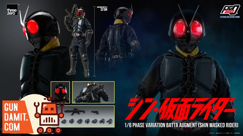Threezero 1/6 Figzero Shin Masked Rider Phase Variation