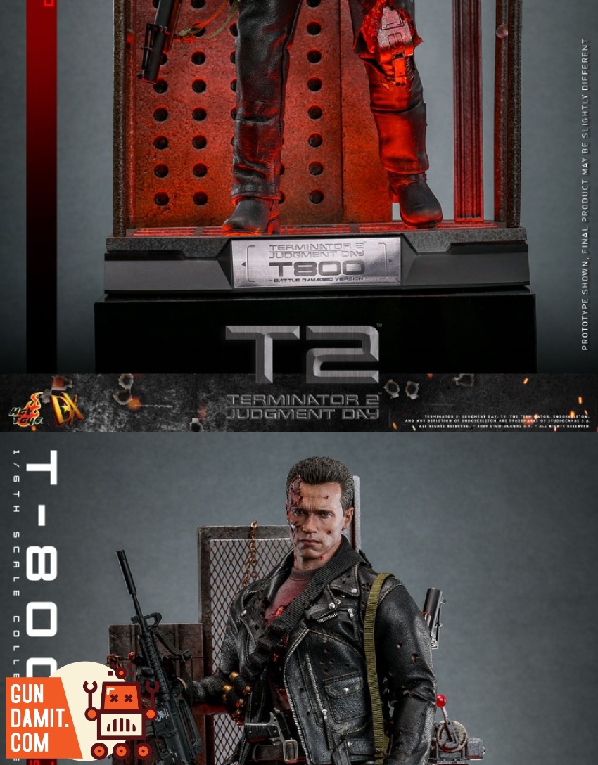 Terminator•Genisys1/6[T−800] Amazon.com: Movie Masterpiece Terminator Salvation: New