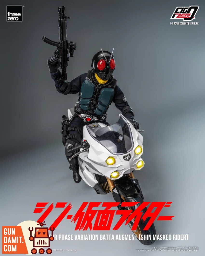 Threezero 1/6 Figzero Shin Masked Rider Cyclone for Phase