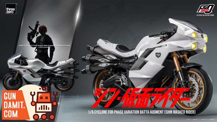 Threezero 1/6 Figzero Shin Masked Rider Cyclone for Phase