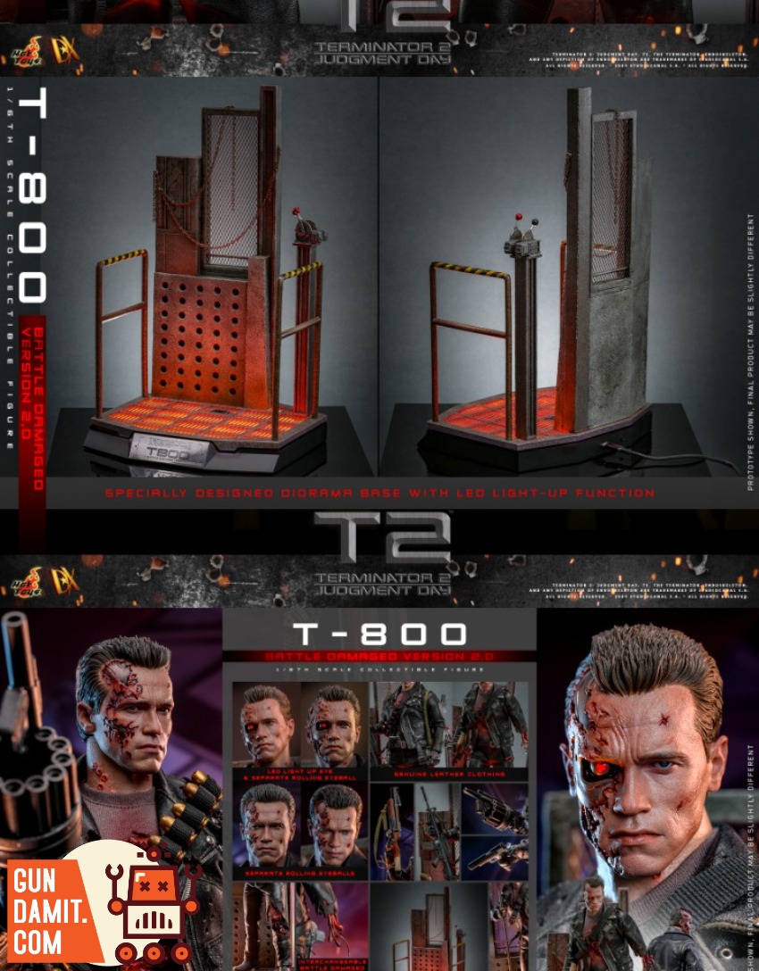 Terminator•Genisys1/6サイズ[DamageT−800] Terminator Genisys 1/6 Size Damaget 800 | eBay