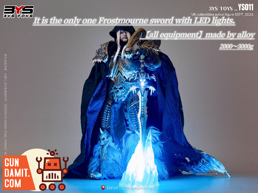 3YS Toys x Wukong 1/6 YS011 The Lich King Collection Version B