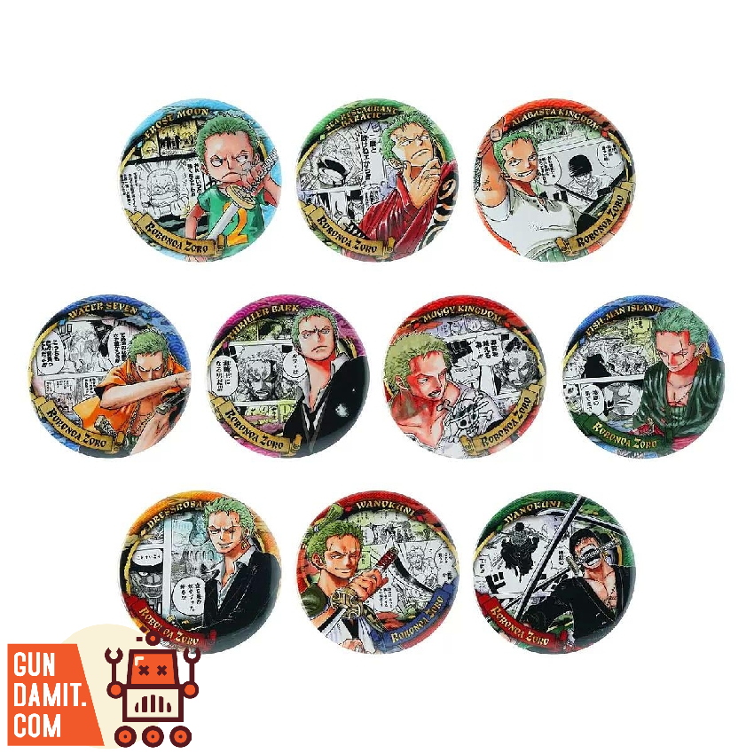 One Piece Original Art Collection Roronoa Zoro Badge Blind Box Chapter 2