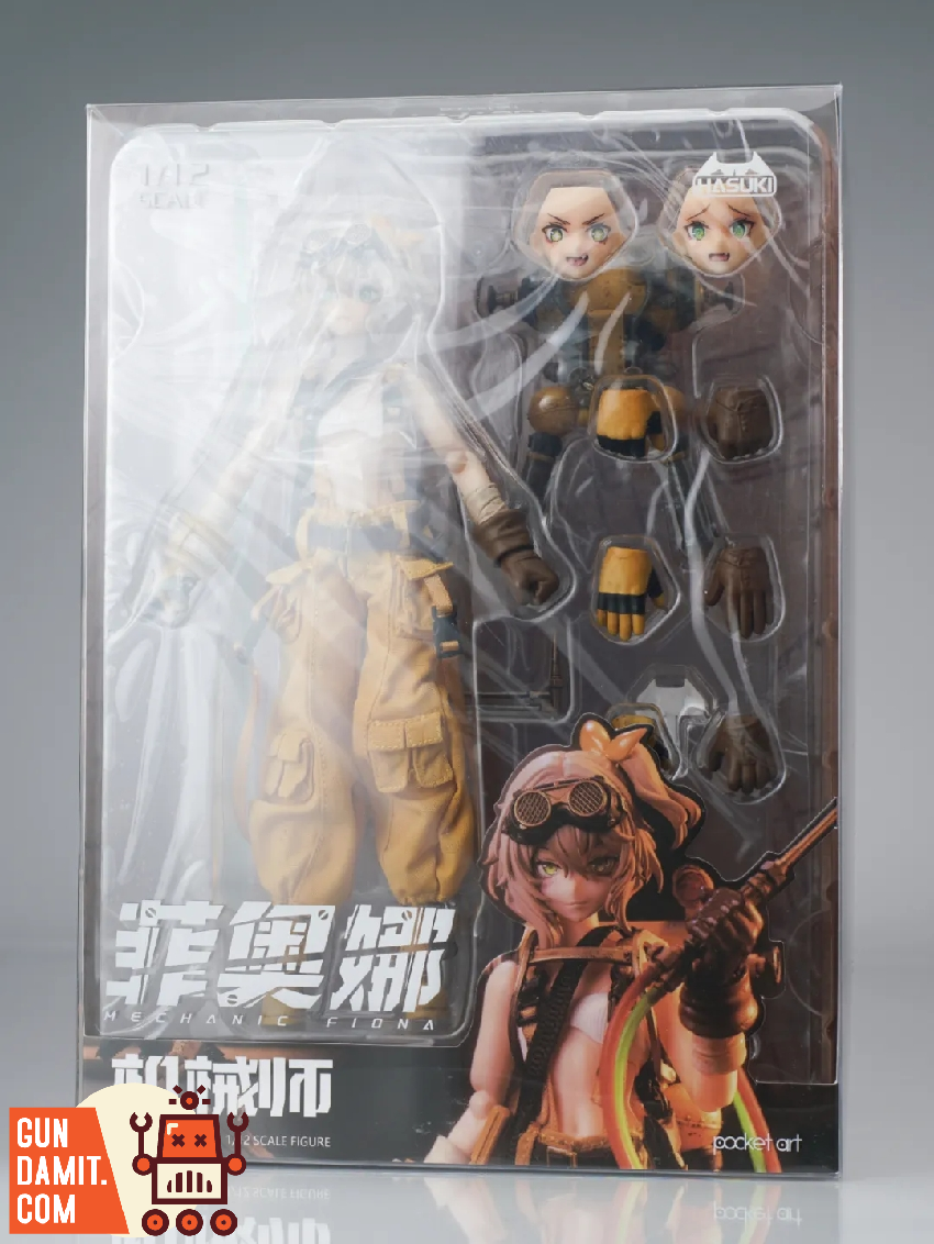 メカニック フィオナ PA.007 1/12スケール HASUKI Pocket Art Series PA007 Mechanic Fiona 1/12 Scale Action