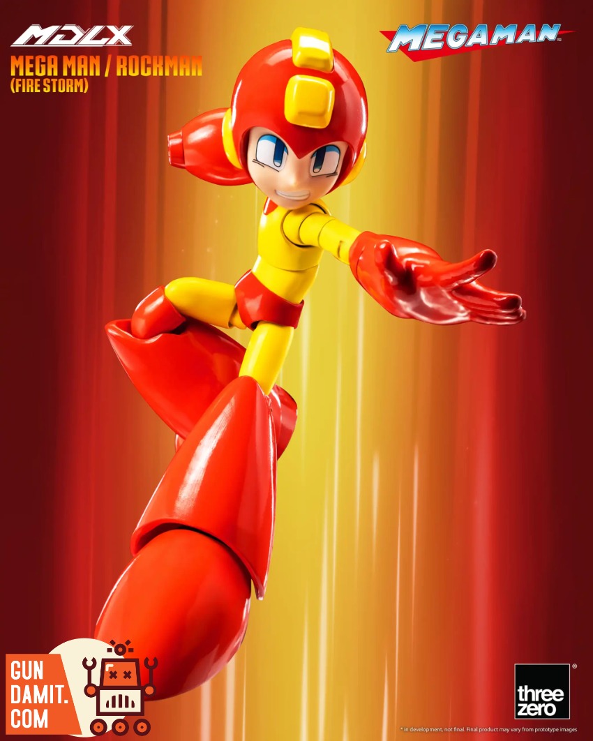 Threezero MDLX Mega Man / Rockman Fire Storm - GunDamit Store