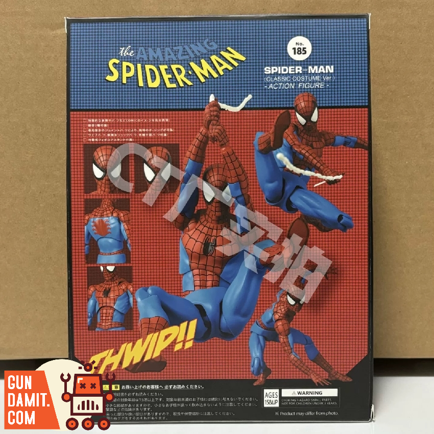 CT Mafex185 Marvel Legends Spider-Man Peter Parker,CT