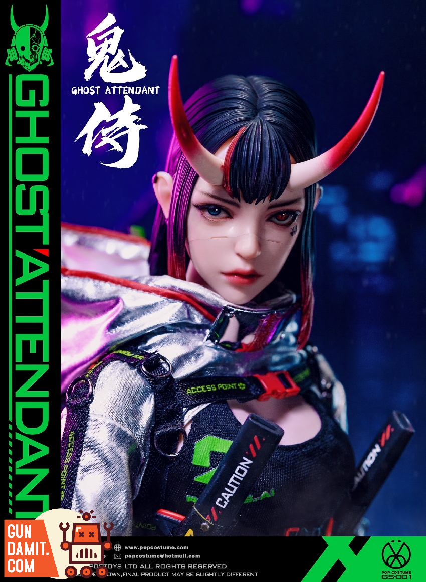 POP COSTUME 1/6鬼侍 GS-001 Ghost Attendant POP COSTUME 1/6 鬼侍 GS-001 Ghost Attendant Action Figure