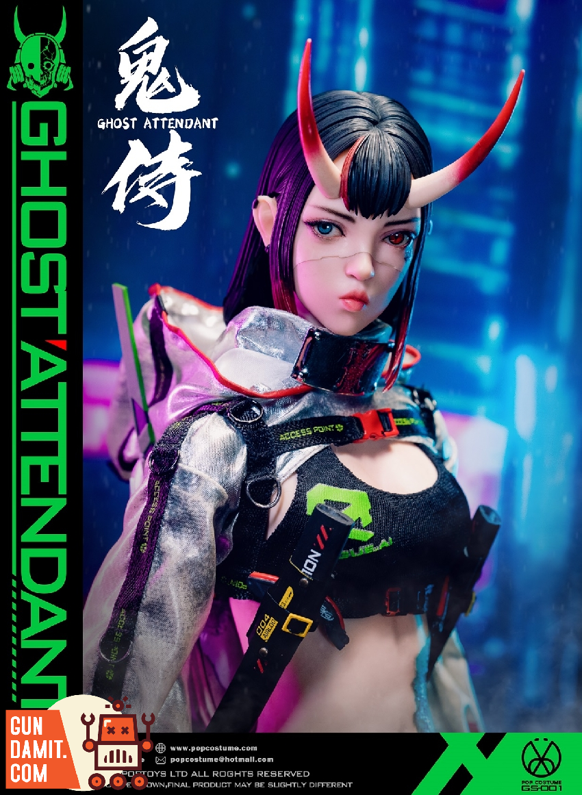 POP COSTUME 1/6 GS-001 Ghost Attendant,POP COSTUME