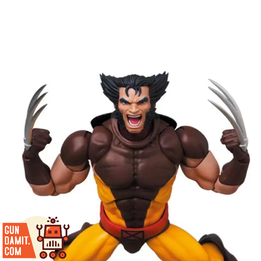 アメコミ MAFEX WOLVERINE BROWN COMIC Ver. c MEDICOM TOY MAFEX 138 WOLVERINE BROWN COMIC Ver. Figure - X