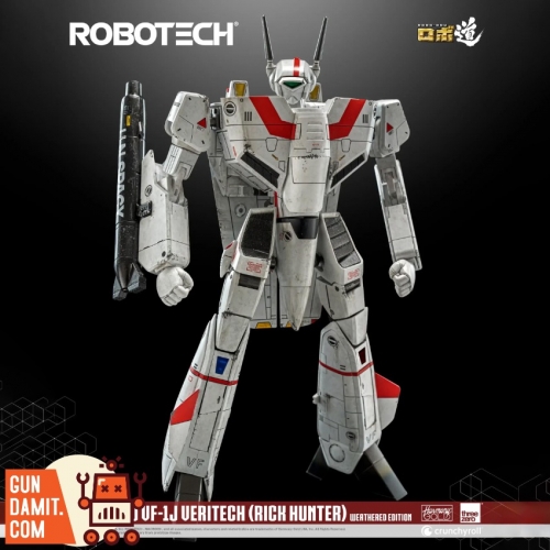 Threezero ROBO-DOU ROBOTECH VF-1J Veritech Rick Hunter Weathered