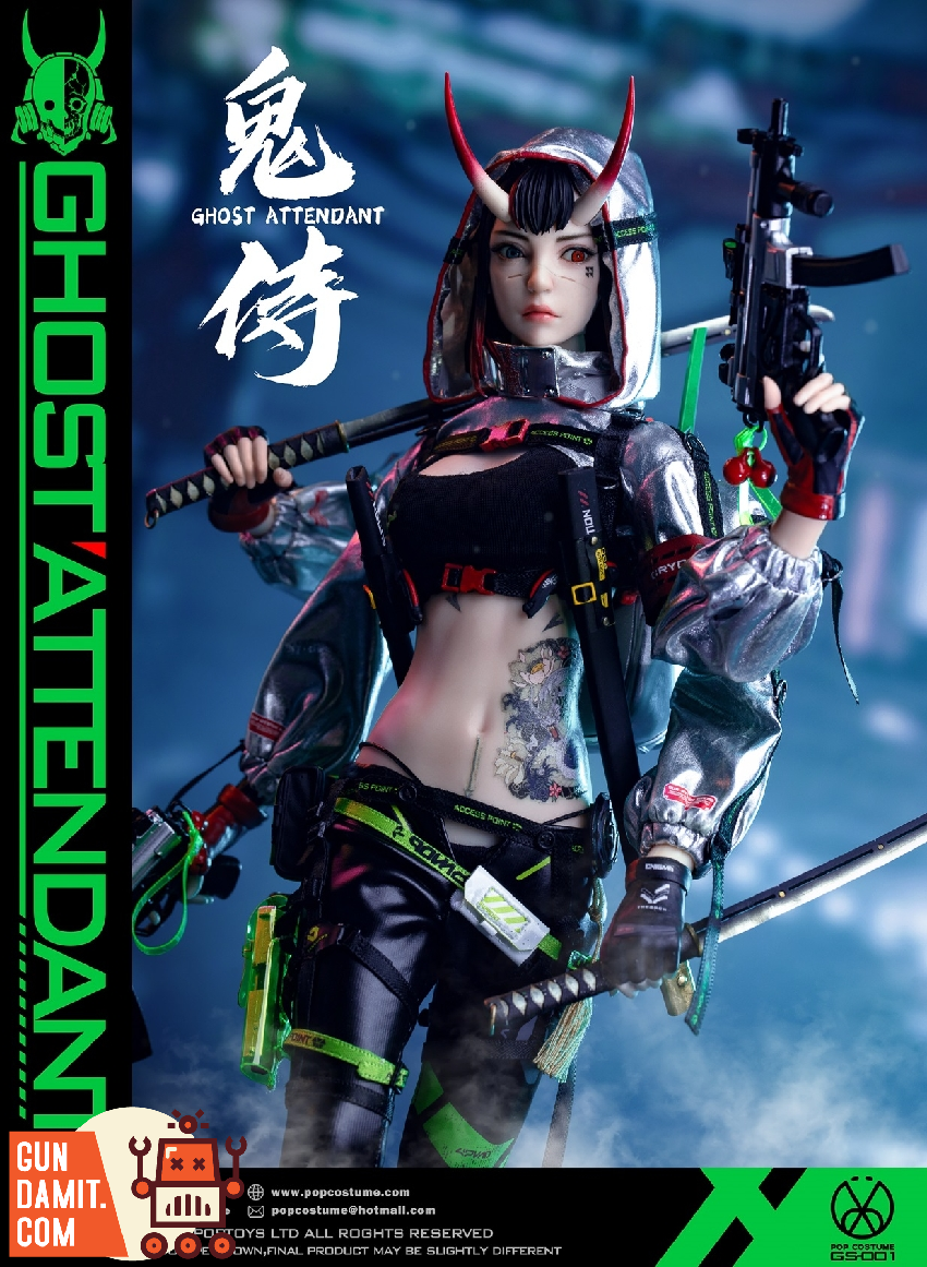 POP COSTUME 1/6鬼侍 GS-001 Ghost Attendant POP COSTUME 1/6 GS-001 Ghost Attendant,POP COSTUME