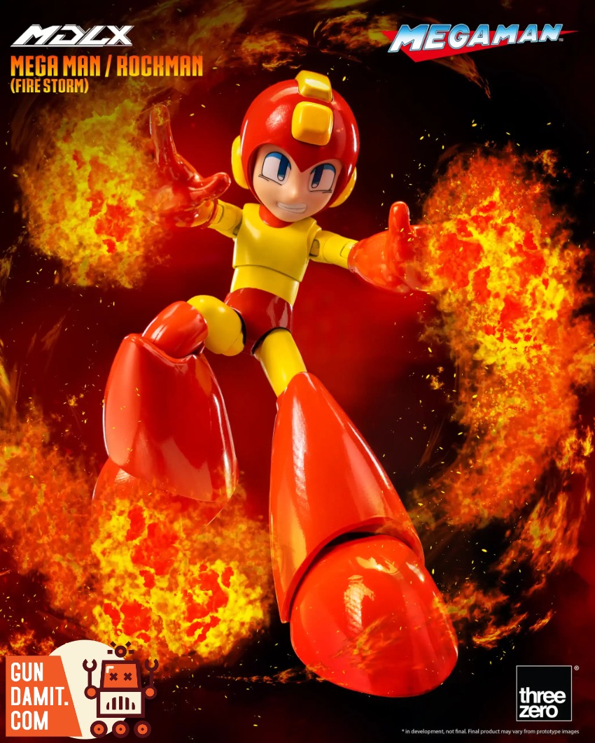 Threezero MDLX Mega Man / Rockman Fire Storm - GunDamit Store