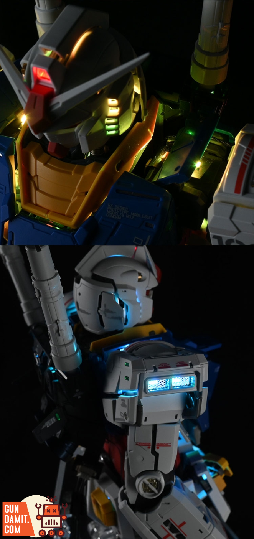 Unicorn Art LED Units for 1/60 PG UNLEASHED RX-78-2 Gundam Deluxe