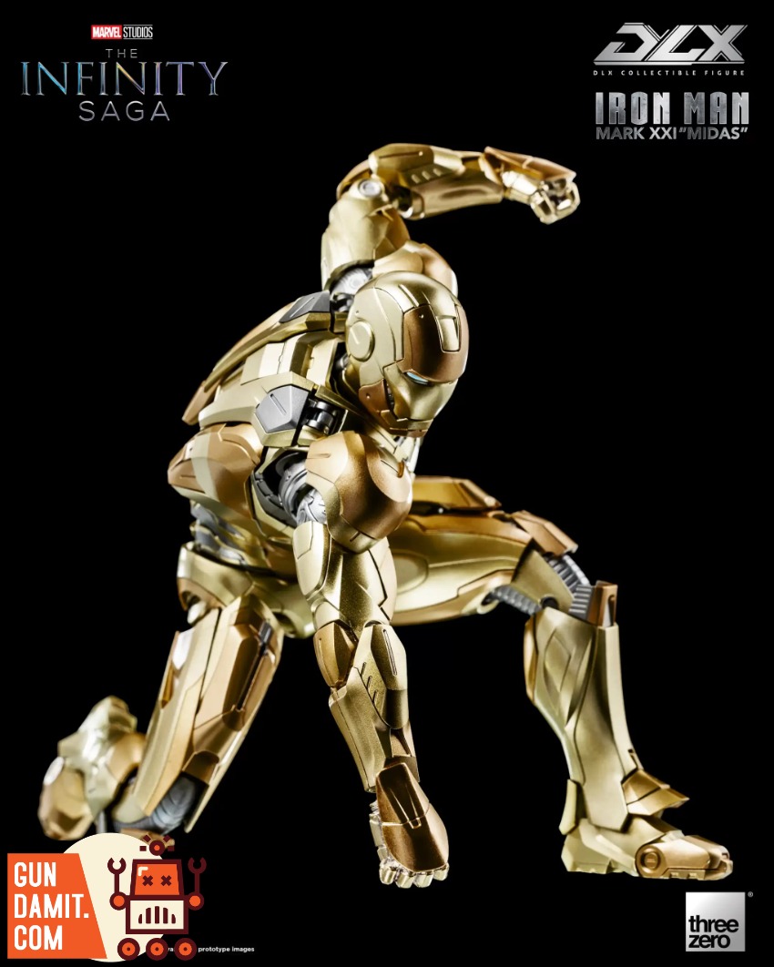 Threezero The Infinity Saga DLX Iron Man Mark 21 Midas - GunDamit