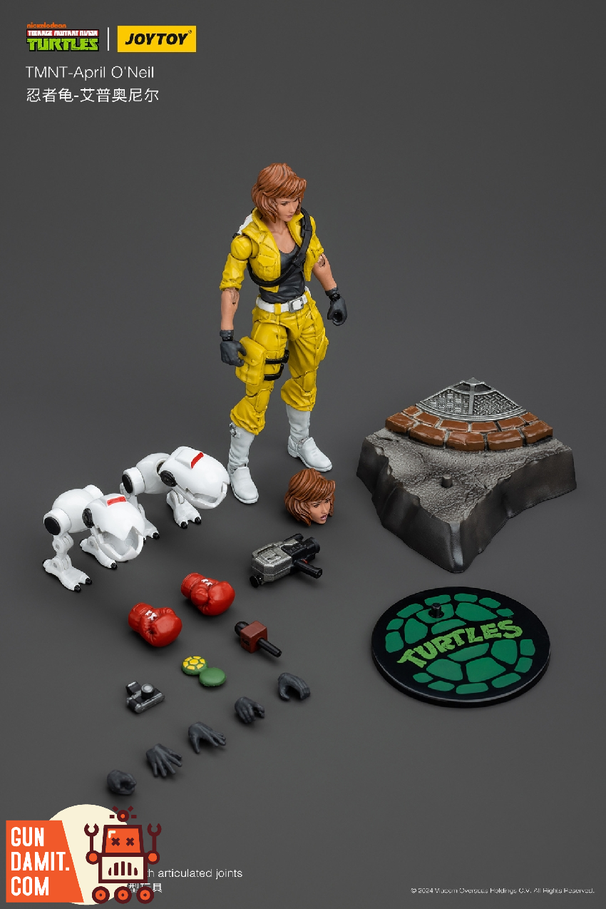 JoyToy Source 1/18 Teenage Mutant Ninja Turtles TMNT April O'Neil